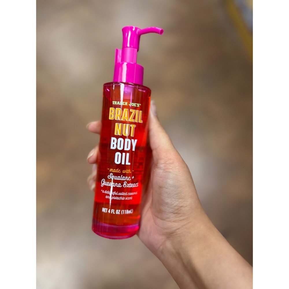 Trader Joe's Brazil Nut Body Oil Squalane Guarana Extract RARE